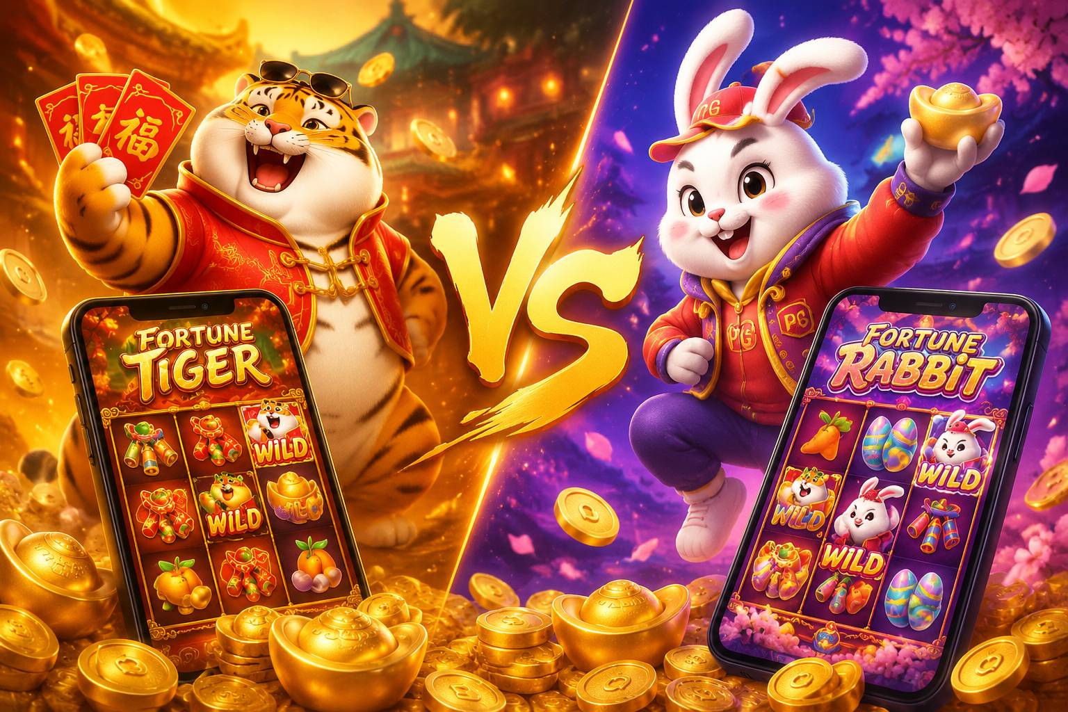 Fortune Rabbit vs Fortune Tiger: Qual jogo é mais popular no Brasil em 2026?