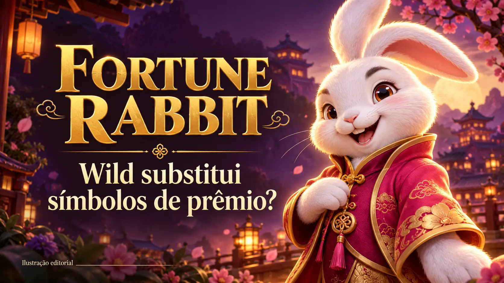 Fortune Rabbit Brasil: Wild substitui símbolos de prêmio?